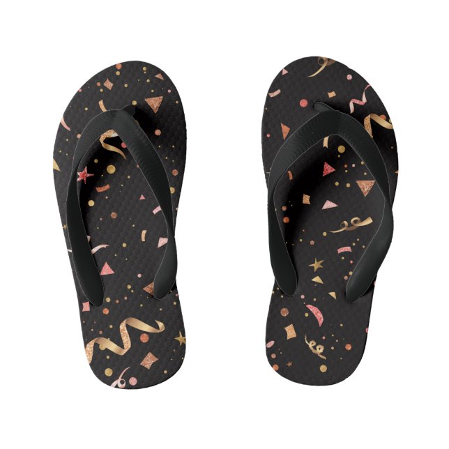 Chanclas Para Niños Ornamentos de celebración 2 (Plantilla)