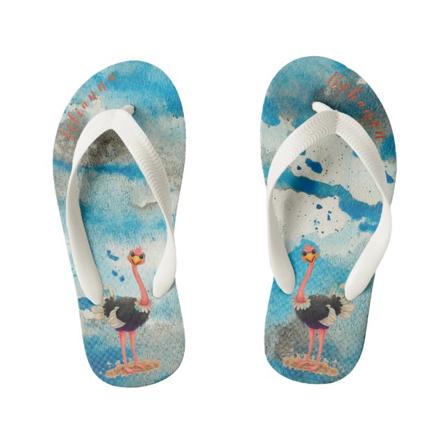 Chanclas Para Niños Ostrich (Plantilla)