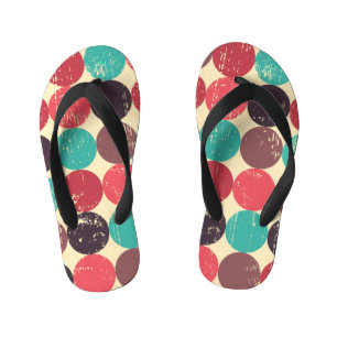 Chanclas Para Niños Papel de fondo de pantalla del patrón de círculo e