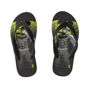 Chanclas Para Niños Para siempre arte de caracteres de Batman Power Up