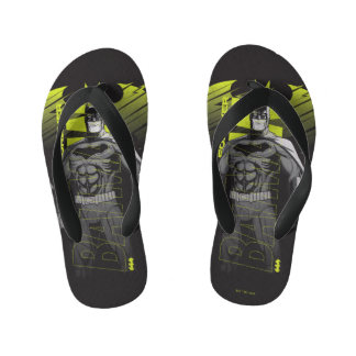 Chanclas Para Niños Para siempre arte de caracteres de Batman Power Up