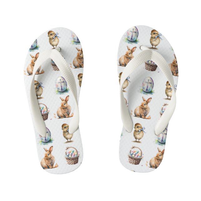 Chanclas Para Niños Pascua (Plantilla)