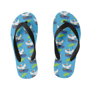 Chanclas Para Niños Pato gracioso con personalizado bailarín de paragu