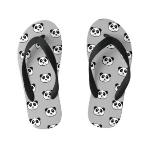 Chanclas Para Niños Patrón de cara de panel