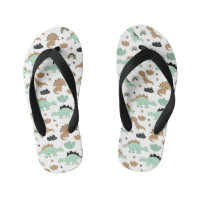 Patrón de dinosaurio verde de menta