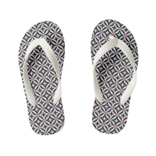Chanclas Para Niños Patrón de estrella geométrica