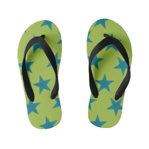 Chanclas Para Niños Patrón de Estrellas Doradas 20