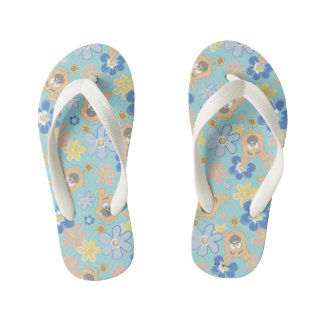 Chanclas Para Niños Patrón de flor Scooby-Doo de Cuppy