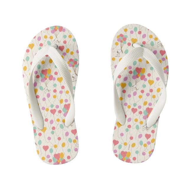 Chanclas Para Niños Patrón de grupos sinsonoros (Plantilla)