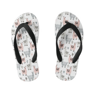Chanclas Para Niños Patrón de Llamas Sonrientes