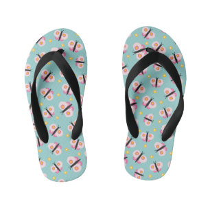 Chanclas Para Niños Patrón de mariposa para niños lindos