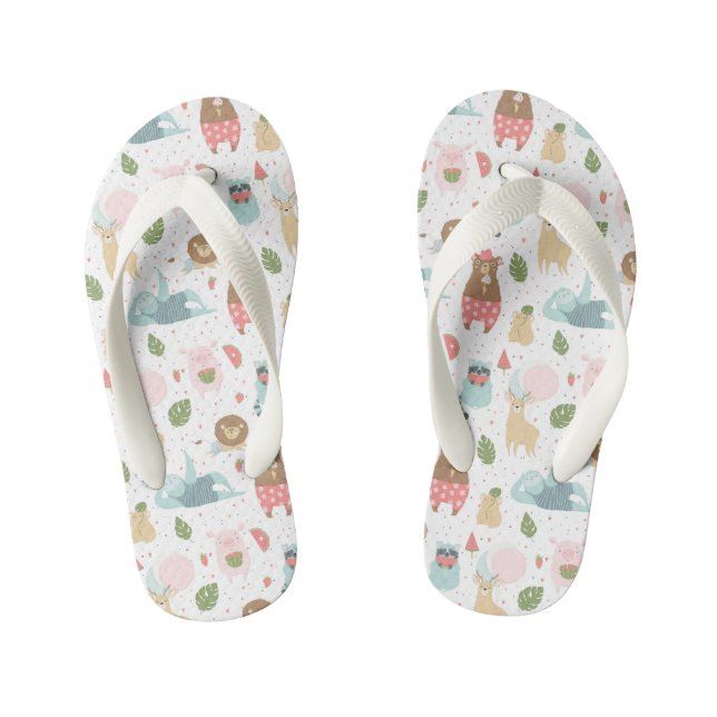 Chanclas Para Niños Patrón de Slots y Amigos (Plantilla)