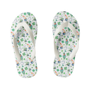 Chanclas Para Niños Patrón del Día de San Patricio