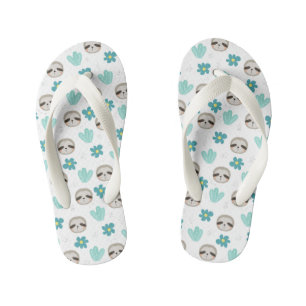 Chanclas Para Niños Patrón floral dulce