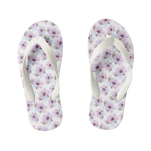 Chanclas Para Niños Patrón floral romántico
