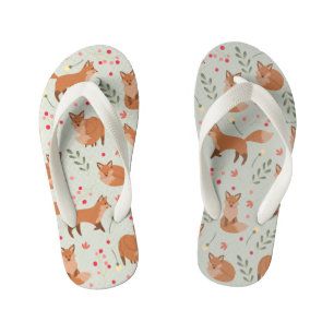 Chanclas Para Niños Patrón Fox caprichoso