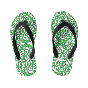 Chanclas Para Niños Patrón fundamental, diseño étnico sin fisuras.