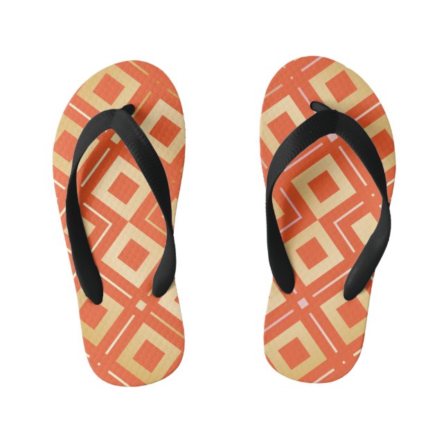 Chanclas Para Niños Patrón geométrico 6 de Kamelia (Plantilla)