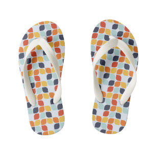 Chanclas Para Niños Patrón geométrico vintage