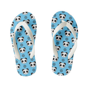 Chanclas Para Niños Patrón simple de Kawaii Panda Mandala