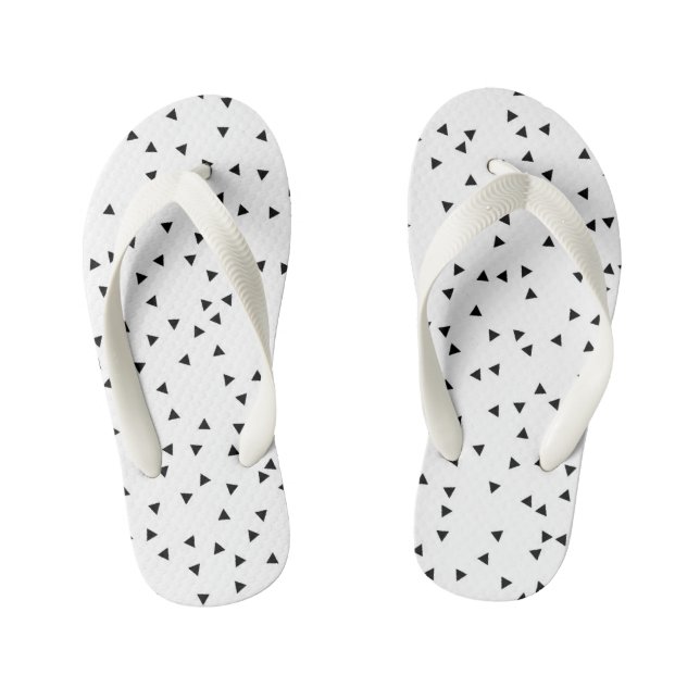 Chanclas Para Niños Patrón triángulo de estilo escandinavo (Plantilla)