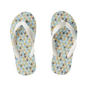 Chanclas Para Niños Patrón triángulo geométrico