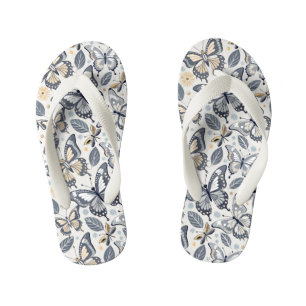 Chanclas Para Niños Pattern The Wave of Butterflies