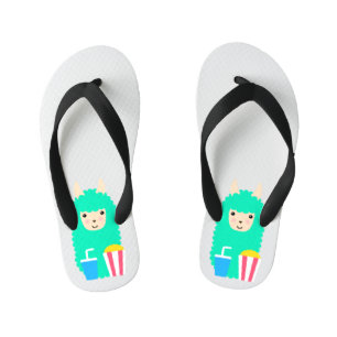 Chanclas Para Niños Película de Emoji Llama Lover