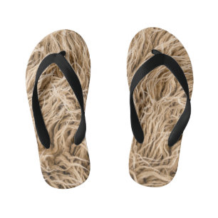 Chanclas Para Niños Pelo de animal