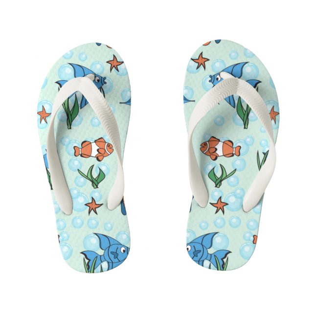 Chanclas Para Niños Personalizado Cute (Plantilla)
