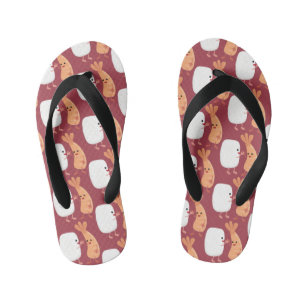 Chanclas Para Niños Personalizado de amigos de la pradera de arroz dul