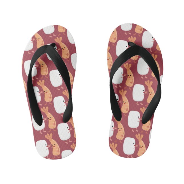 Chanclas Para Niños Personalizado de amigos de la pradera de arroz dul (Plantilla)