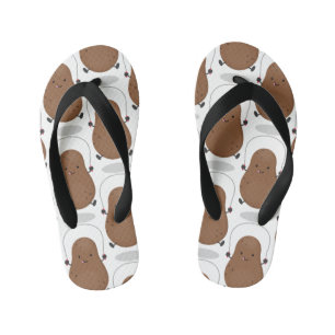 Chanclas Para Niños Personalizado de cuerda de saltar de patata feliz