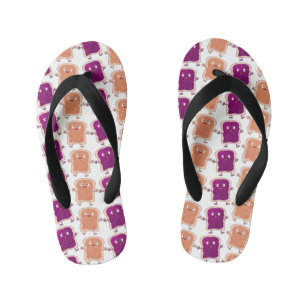 Chanclas Para Niños Personalizado de mantequilla de cacahuate y sandwi