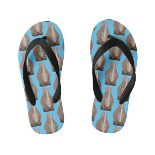 Chanclas Para Niños Personalizado elasmotherium rinoceronte