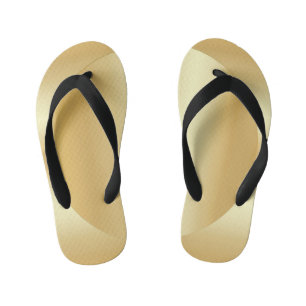 Chanclas Para Niños Personalizado Faux Gold Glamorous Moderno Template