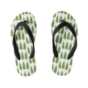 Chanclas Para Niños Personalizado vegetal de okra cantante
