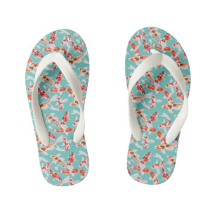 Chanclas Para Niños Pescado de Koi 