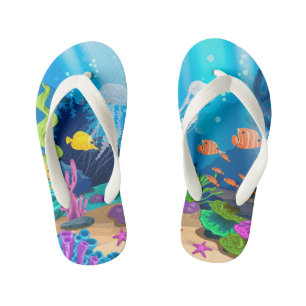 Chanclas Para Niños Pescado de mar de unisex lindo