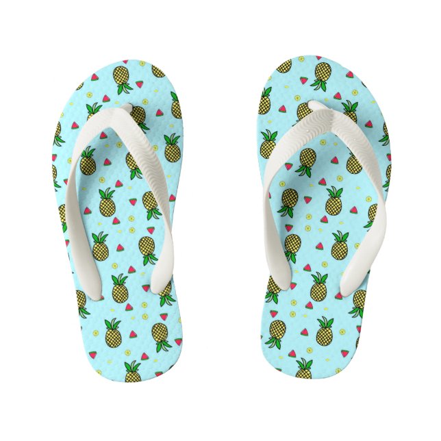 Chanclas Para Niños Piñas (Plantilla)