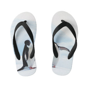 Chanclas Para Niños Pingüinos Adelie