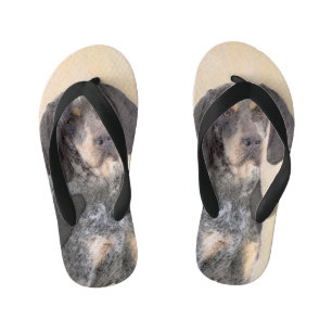 Chanclas Para Niños Pintura de la cola de Bluetick - Ar de perro origi