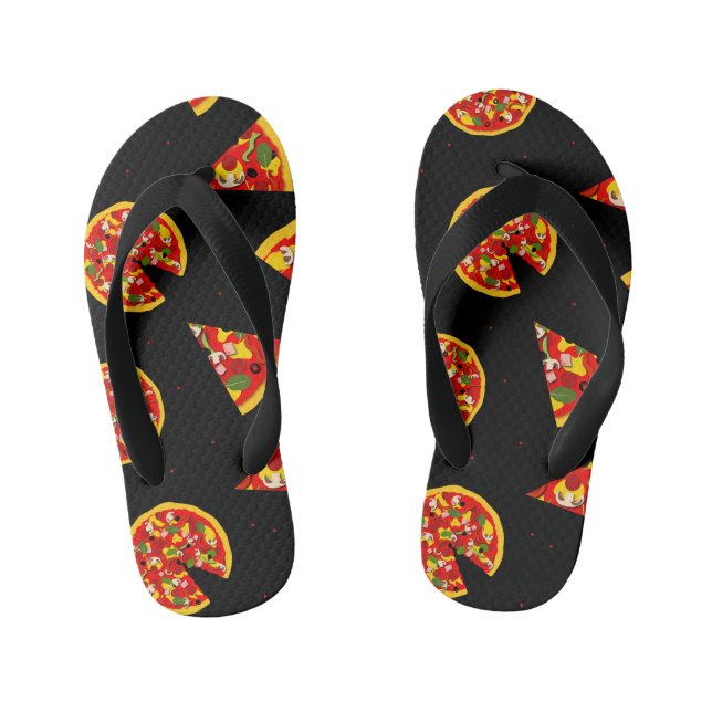 Chanclas Para Niños Pizza Lover (Plantilla)