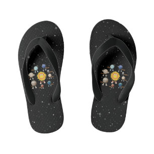 Chanclas Para Niños Planetas y el sistema solar
