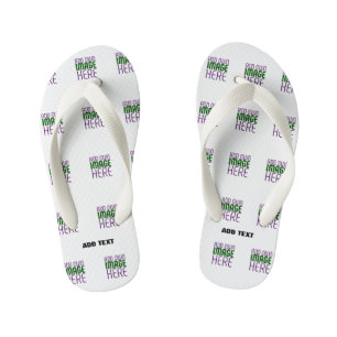 CHANCLAS PARA NIÑOS PLANTILLA DE TEXTO DE IMAGEN BLANCA SIMPLE EDITABL