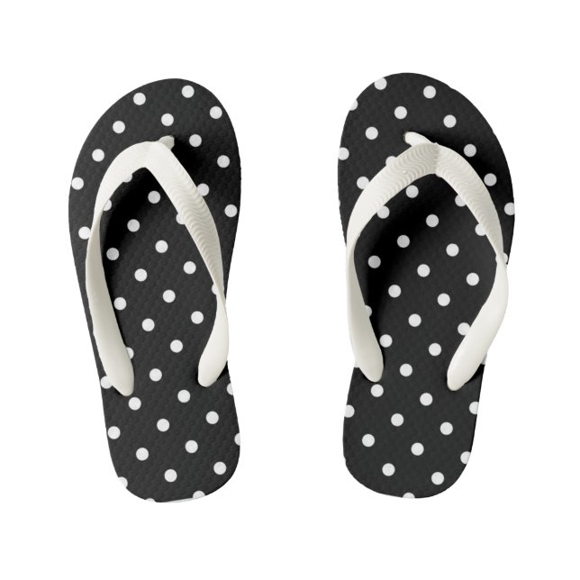 Chanclas Para Niños  Puntos de polka (Plantilla)