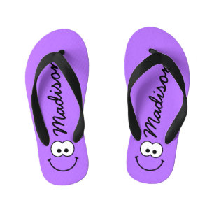 Chanclas Para Niños Púrpura personalizado
