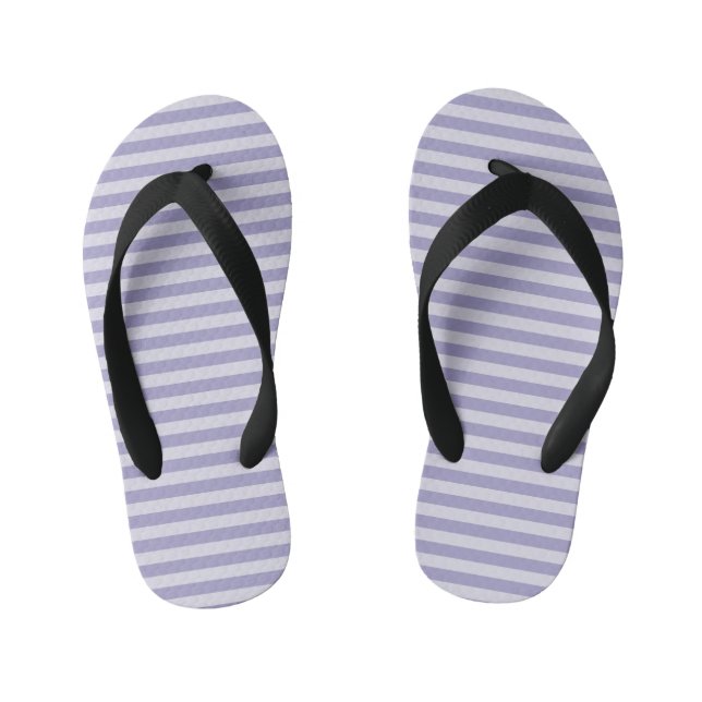 Chanclas Para Niños Rayas Moradas (Plantilla)
