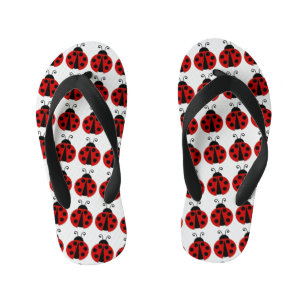 Chanclas Para Niños Red Lady Bugs
