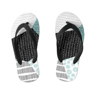 Chanclas Para Niños Resumen Dibujo a Mano Libre: Fondo Artístico.